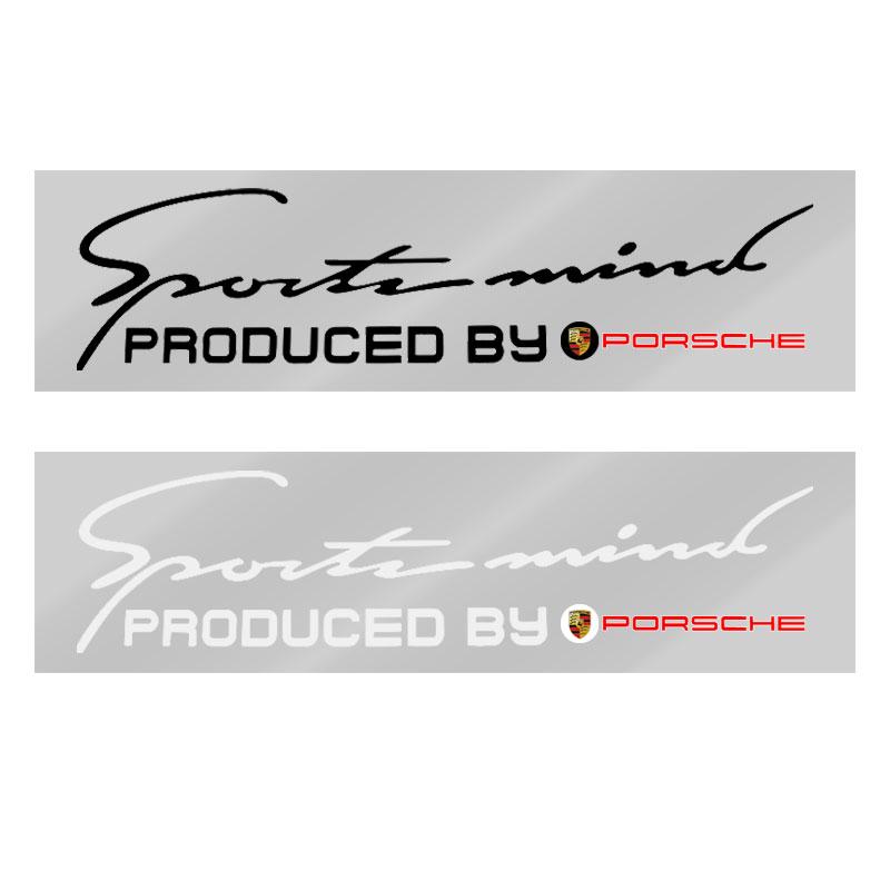 1ks Přední světlo auta Obočí 3D Samolepka Dekorátor Kapota motoru Sportovní design Pro Porsche Cayenne Panamera Macan Boxster 911 928 944 918 917