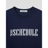 8SECONDS Supima Lettering Short Sleeve T-Shirt Navy (324742Ly1R)