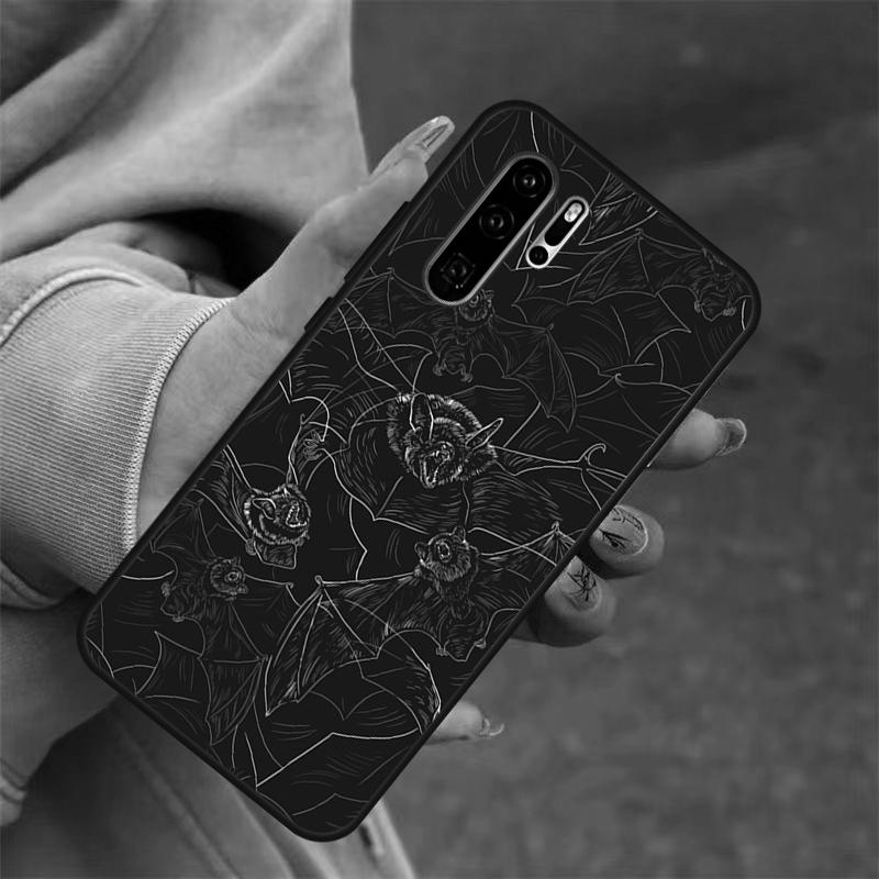 Goth Vampire Bat Gothic Fall Für Huawei Nova 10 SE 9 11 11i 8i 3i 5T Y60 Y70 Y90 Y61 y91 P20 P30 Pro P40 Lite Abdeckung