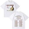 Alex Warren 2026 Tour Graphic Merch T Shirts Unisex Unisex Fashion Vintage Tshirts Short Sleeve Cotton Loose Hiphop Male T Shirts