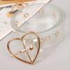 Sophisticated Plastic Transparent Waist Band In Heart And Round Designs For Outfits Chic