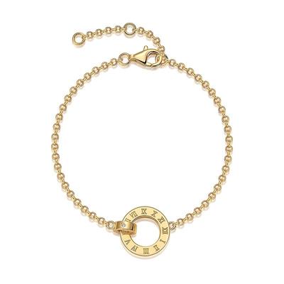 Moissanite Bracelet 925 Silver-Plated 18K Gold Ins Style Jewelry Hand