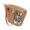 Portable Large Capacity Straw Beach Hat Fashionable Sun Protection Sun Hat Versatile Straw Bag Travel Outdoors
