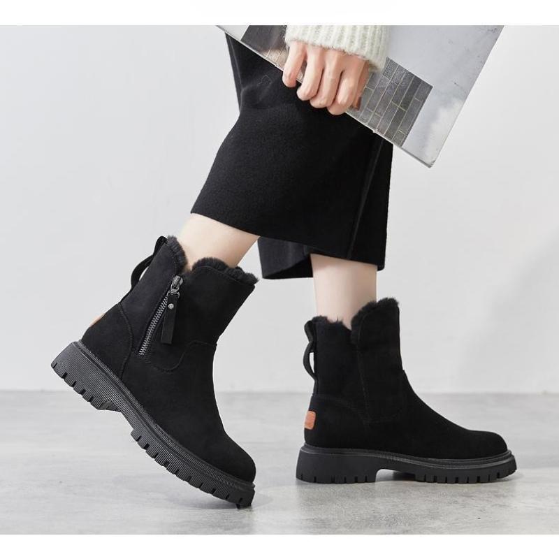 Snow Boots Women's New Style Plus Velvet Women's Shoes Warm Boots Thick Cotton Shoes Women's Boots