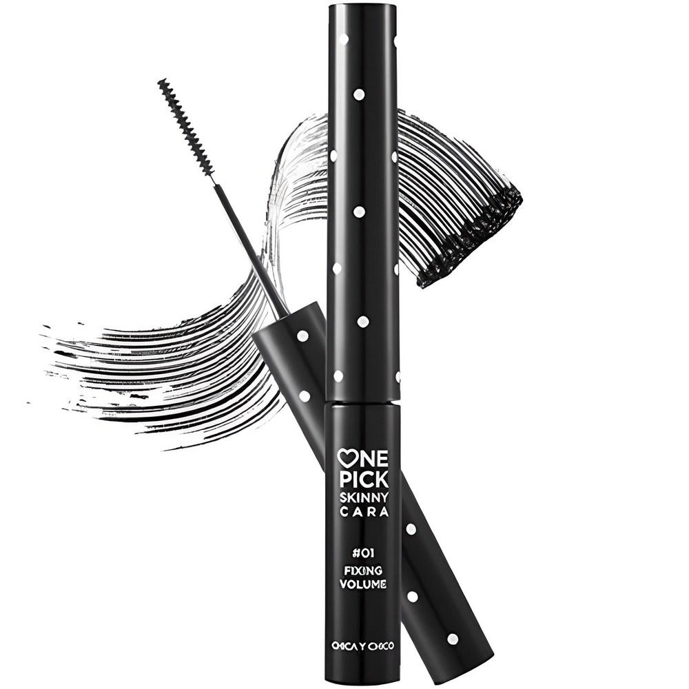 Chikaichiko One Pick Skinny Cara Mascara 3g, 01 Fixing Volume, 1 pcs