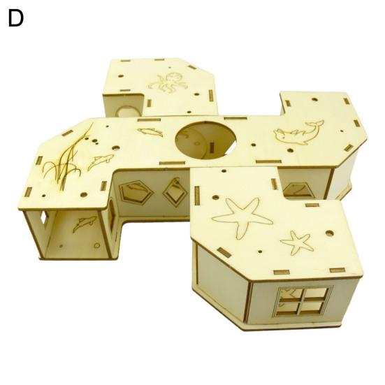 Hračka pro křečka odolná proti kousnutí Hračka pro odpočinek a hraní Lezecký žebřík Hračka s tunelem pro křečky pro hlodavce