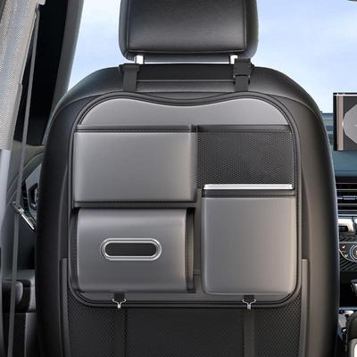 Back Of Seat Car Organizer SUV Back Seat Rubbish Storage Organizer Car Waste Storage Bag For Paper Towels Drinks Snacks