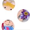 6Pcs Cloth Velvet Finger Puppets Set Soft Plush Finger Toys Grandparents Family Dolls  Role Play