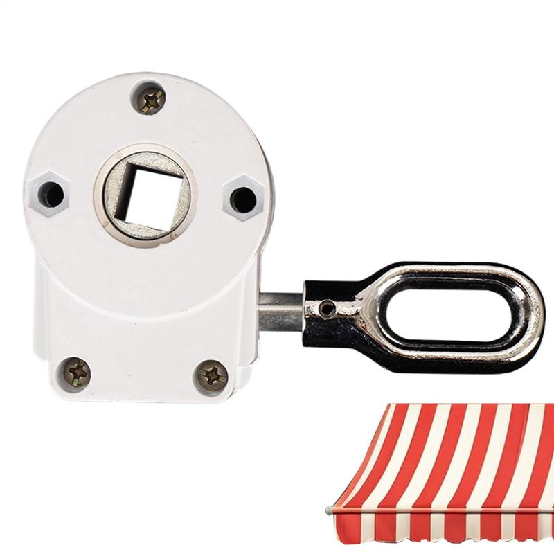 Outdoor Kurbelgetriebe Markise Schneckengetriebe Hof Rasen Balkon Terrasse Aluminiumlegierung Markise Getriebe Markise Zubehör