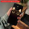 2DFlat Xiaomi Redmi phone caseGlowing Eyes Cat Designsuitable for Redmi Note 11 12 13 14 A3 K80 15 17 Ultra