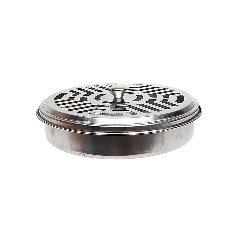 Mosquitoes Coil Holder Tray Frame Stainless Steel Round Rack Plate For Spirals