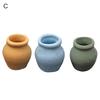 2/3Pcs Mini Ceramic Porcelain Vases Succulent Flower Pots for 45669 Dollhouse