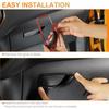 2xCarbon Fiber Co-pilot Storage Box Handle Cover Trim For +Ford Bronco Sport