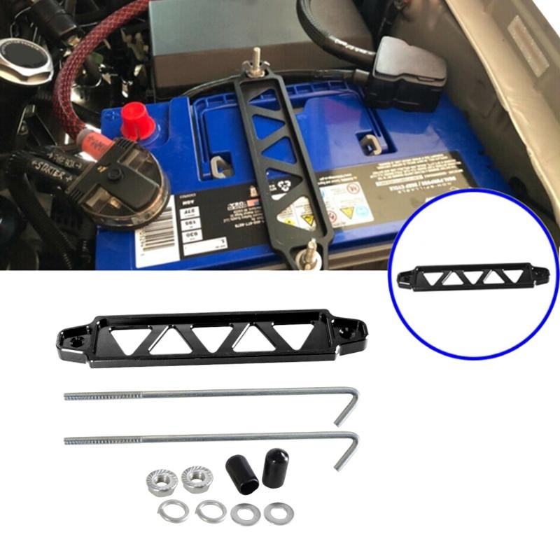 Aluminum Engine Battery Mounting Bracket 5 Hole Triangle Structure Universal Secure Fixation Easy To Use for Vehicles