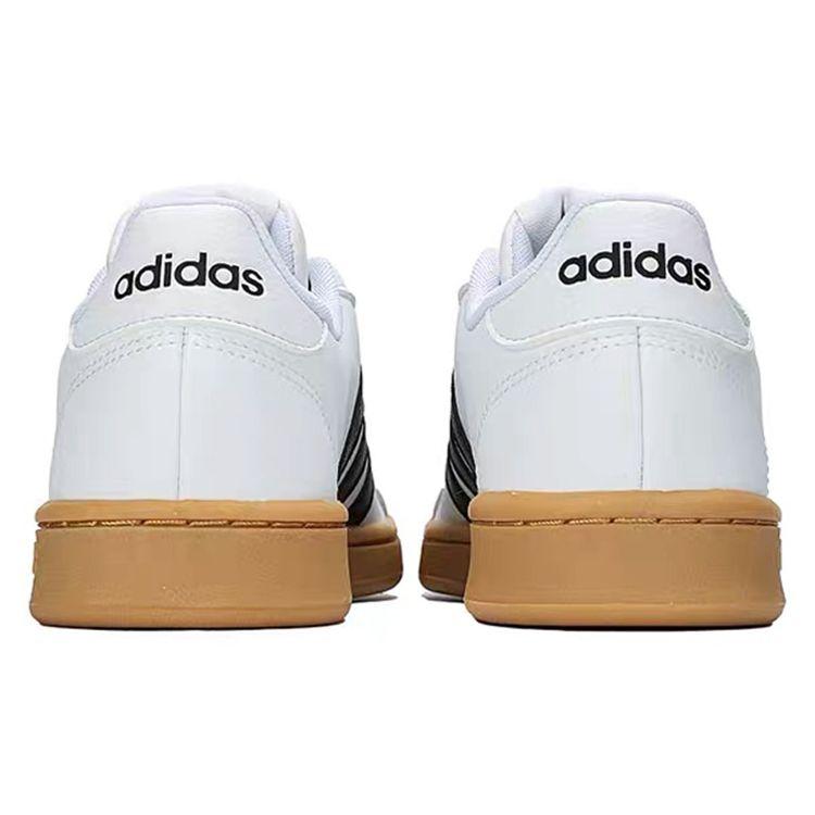 Adidas Smiley X Neo Grand Court Casual Slip Resistant Durable Low Top Skate Shoes Unisex Sneakers White GY4995