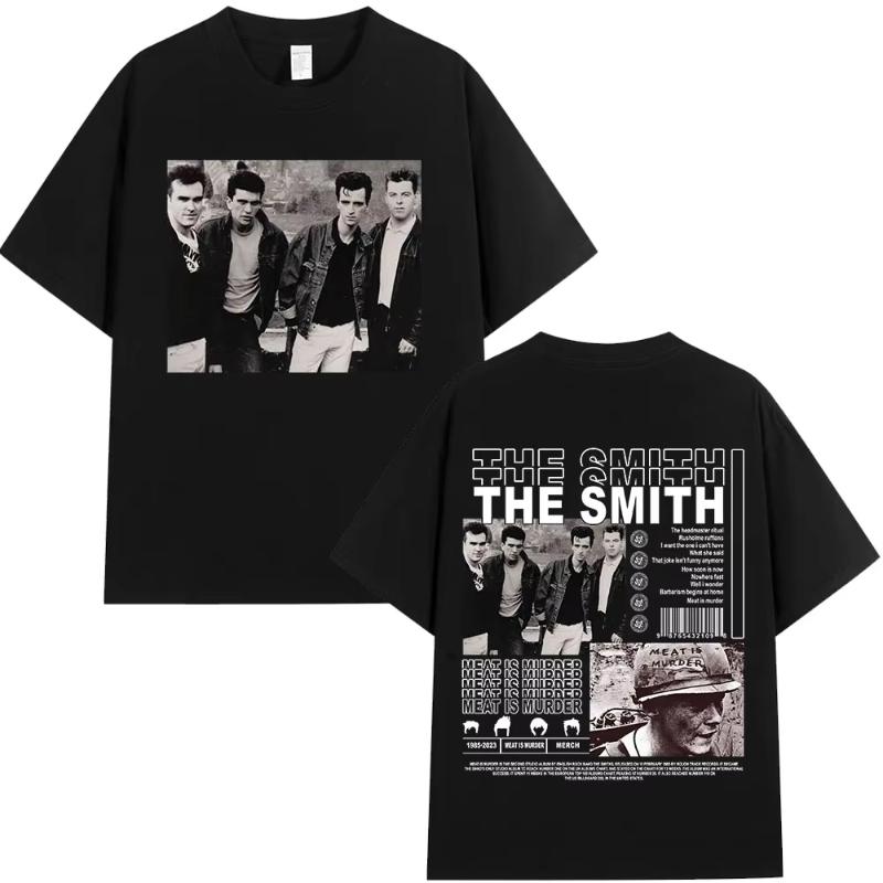 The Smiths The Queen Is Dead Maglietta Anni '80 Indie Morrissey Maglietta Oversize Vintage Punk Rock Band Magliette Streetwear Unisex