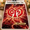 Flannel BlanketMainz 05 Custom Name Text Personalized Soft Warm Throw Blanket Home Decor Gift