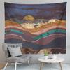 Karda Sunrise Mountain Print Pattern Tapestry Home Living Room Bedroom Wall Decor Backdrop Cloth Tapestry
