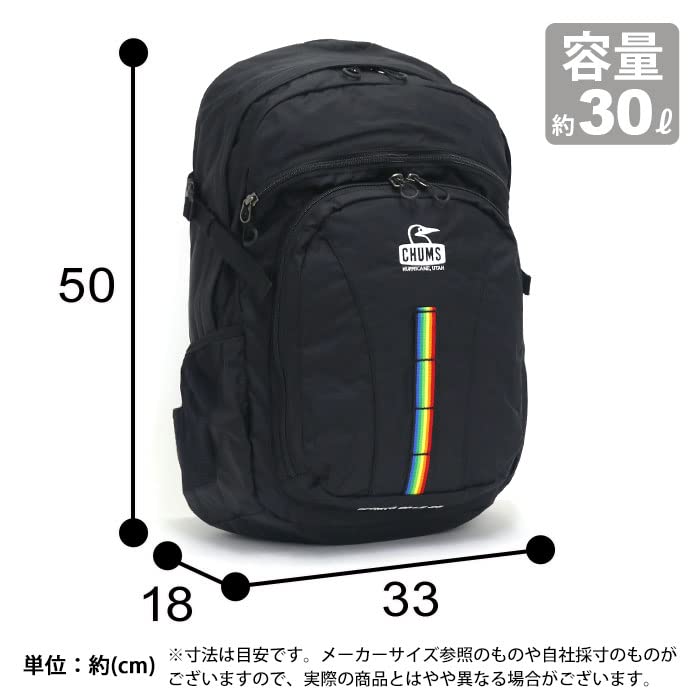 Chums Sac à dos Day Pack Spring Dale 30 Homme Noir Arc-en-ciel