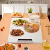 Warming Tray With Adjustable Temperature, Upgrade Heating Tray, Foldable Food Warmer Fast Heating, Warming Hot Plate Trays