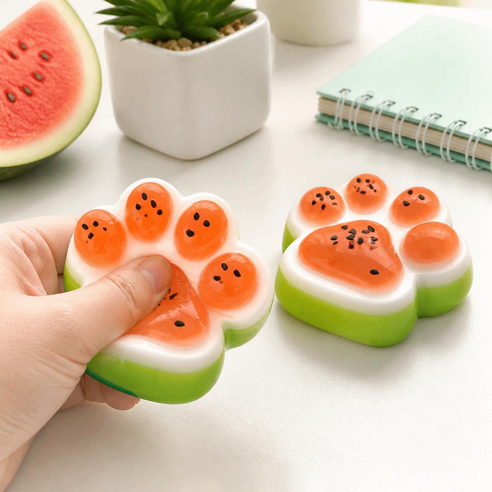 Cream Slime Anti-stress Squeeze Cat Paw Sensory Fidget Toy Adult Relaxation Decompression