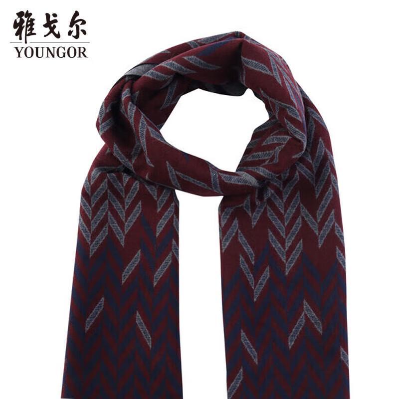 YOUNGOR Men's Mulberry Silk Scarf
