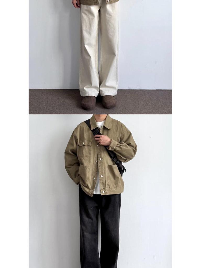 Unisex Japanese Retro Multi-Pocket Lapel Jacket - New Spring Arrival