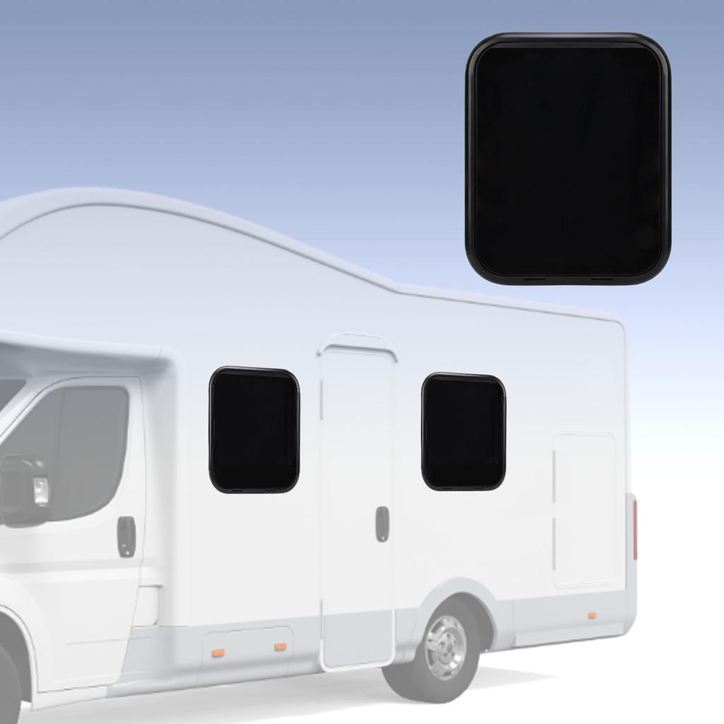 16 X 20in RV Window Rounded Corner Double Layer Acrylic Hydraulic Support Rod Privacy Protection for