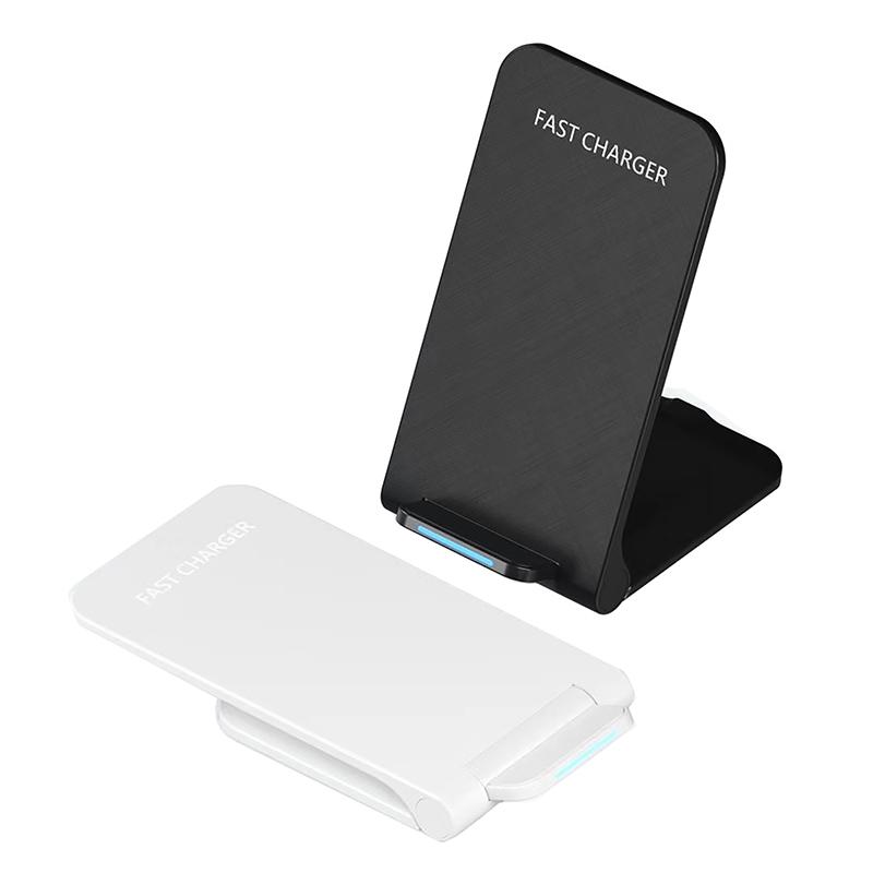 15W Wireless Charger Stand Pad For Phone 15 14 13 12 11 Pro Phone Chargers Induction Fast Charging Dock Station