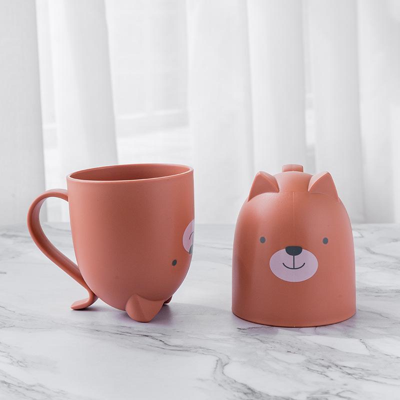 

Милые детские стаканчики для чистки зубов Прочные бытовые парные стаканчики для полоскания рта Милые мультяшные стаканчики для умывальника Стаканчики для зубов Little Brown Bear -1pc