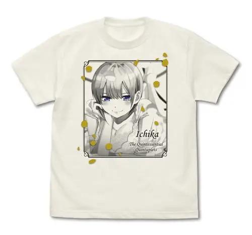 Miku Nakano The Quintessential Quintuplets Anime Graphic T-Shirt White Cotton Casual Unisex T-shirts