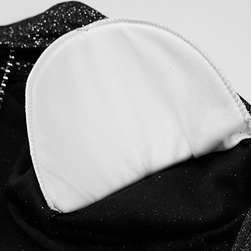 Women, Spring Autumn, Sexy, Backless, Chain, Glitter, Party, Elegant, Outfits, Long Sleeve, Mini Dress