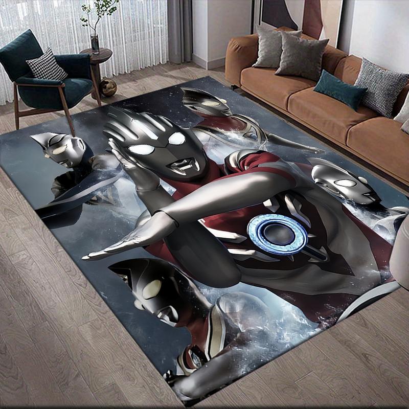 

Ultraman cartoon style print Square Area Rug, Non-Slip Floor Mat for Bedroom, Perfect Gift for Tokusatsu Fans.chl 60x90cm