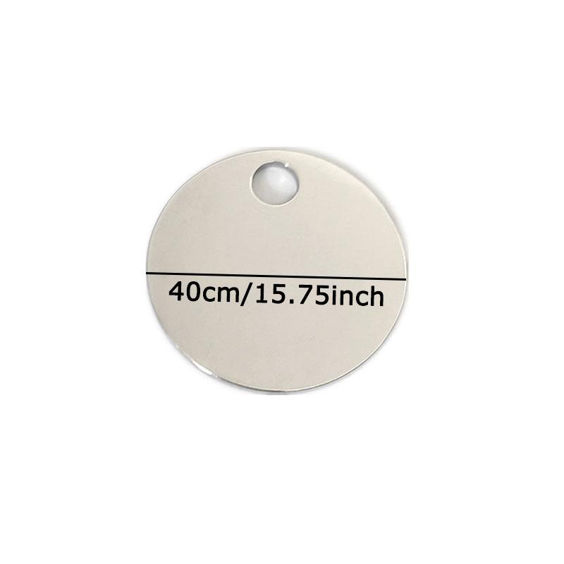 WTEMPO Edelstahl Runde Anhänger Schlüsselanhänger Schmuck Anhänger Schlüsselanhänger Können Graviert Werden Handtasche Rucksack Autoschlüssel Anhänger