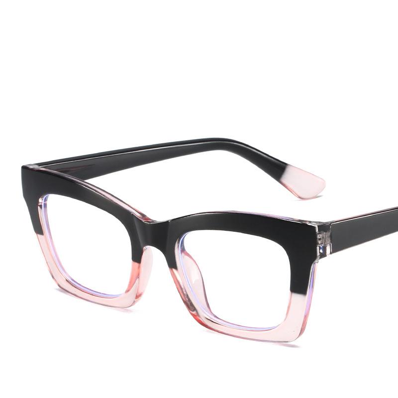 New Anti Blue Light Glasses for Women Fashionable Decoration Cat Eyes Eyeglass Retro Color Computer Eyewear Luxurious Design