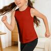 Women’s Sleeveless Racerback Pleated Back Tank Top Lightweight Loose Fit Casual Athletic Shirt for Everyday Wear