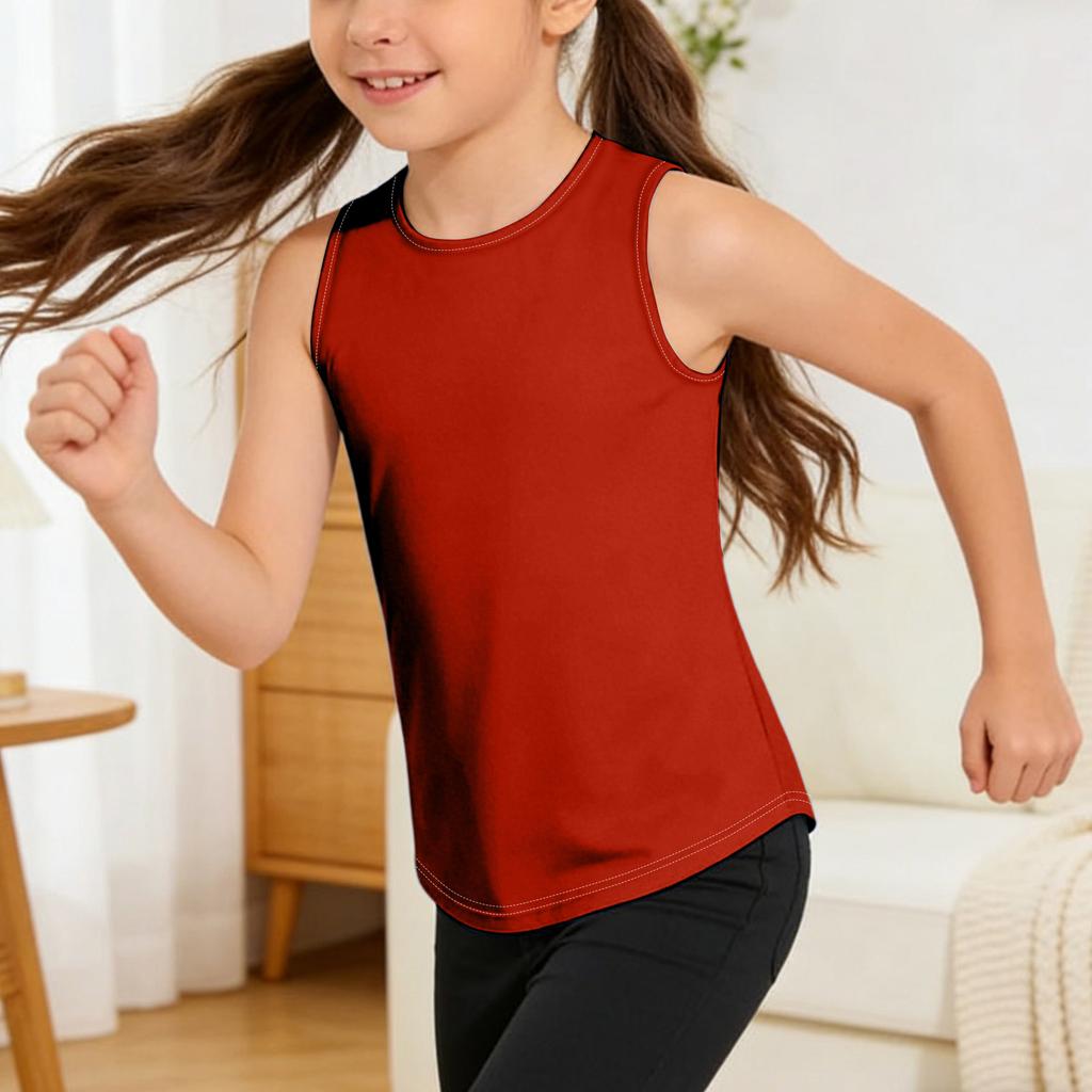 Women’s Sleeveless Racerback Pleated Back Tank Top Lightweight Loose Fit Casual Athletic Shirt for Everyday Wear