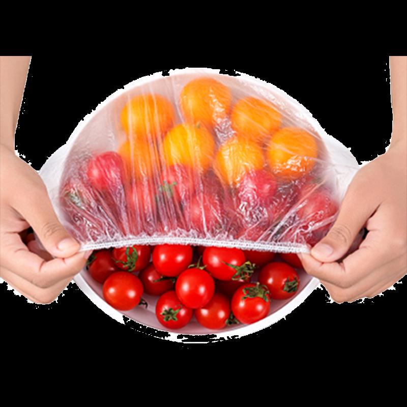 Jednorázové elastické potravinářské přilnavé fólie na misky a zbytky