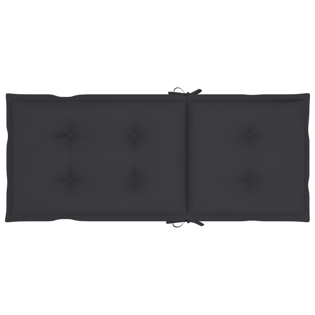 Cheap Garden Chairs 6 pcs with Anthracite Cushions Teak Wood Joom