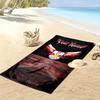 Name Custom RB Leipzig Print Beach Towel, Large Soft Quick Dry Towel for Beach Camping Swimming