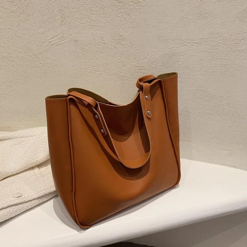 Popular Retro New Simple Casual Ladies Shoulder Bag for Women New Western Women's Handbag Fashion Female Designer Shoulder Bag