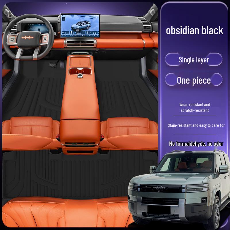Eco-friendly Waterproof & Dustproof Floor Mats for Equation Leopard Titanium 7 - Double-layer Car Interior Accessories