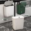 Wall-Mounted Bathroom Trash Can with Lid - Stylish, High-Capacity Design for Living Room and Bathroom