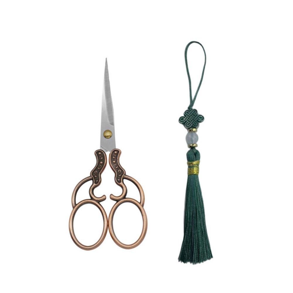 Floral Pattern Sewing Scissors Zinc Zinc Zinc Alloy Embroidery Needlework Tools Everyday Use
