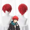 Assassination Classroom Karma Akabane / Akashi Seijuro / Sasori Fiamma Rossa Corta Parrucca Cosplay Costume Fibra ad Alta Temperatura