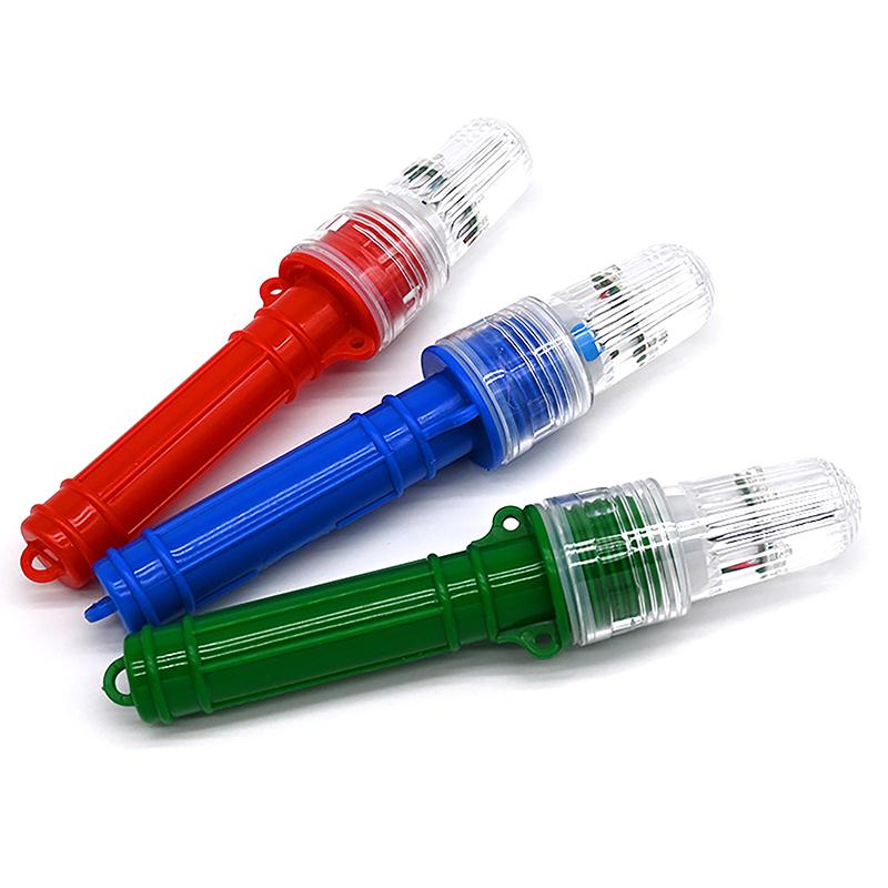 1 Stück Angellicht Doppel-Dreifachblitz Einfarbiges Leuchtfeuerlampe Zubehörlampe Pose Köderlicht Lampe Angelindikator