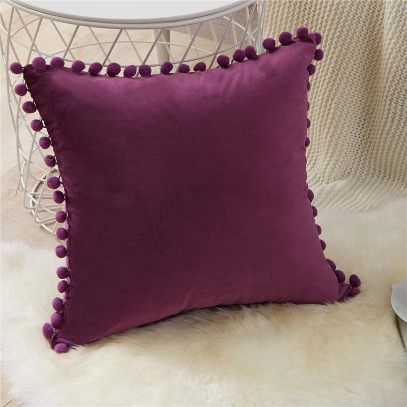 1pcs Soft Velvet Cushion Covers Pillowcases Square Decorative Pillow Cover for Sofa Comfortable Bed Car Home Throw Pillow Case