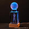 Crystal Engraved Kobe Basketball Star Luminous Night Light