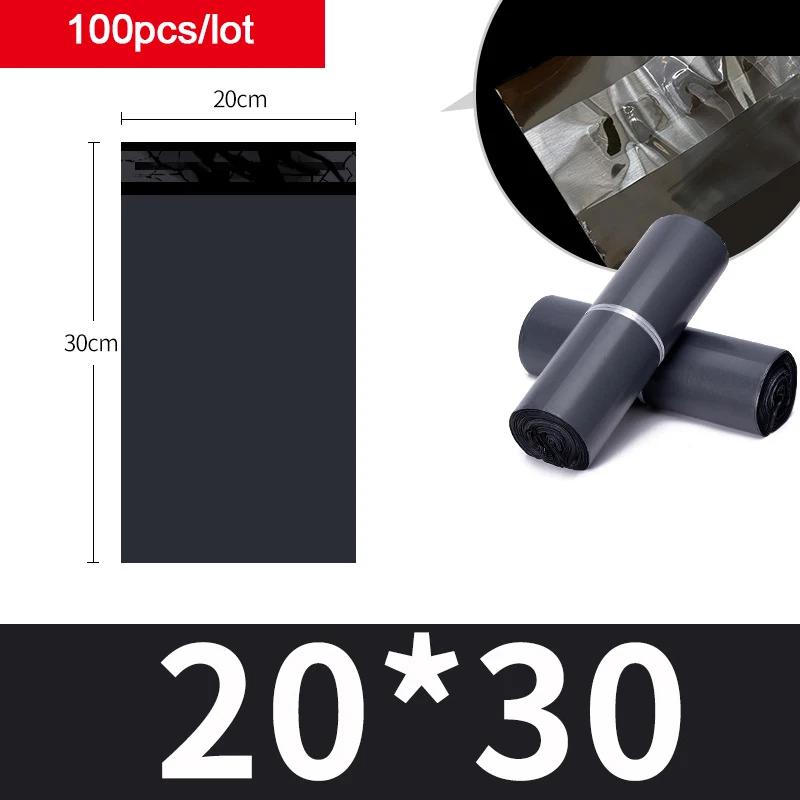 100 Stück Kurierbeutel Expressumschlag Aufbewahrungsbeutel Posttaschen Versandtaschen Selbstklebend Versiegelung Kunststoffverpackungsbeutel