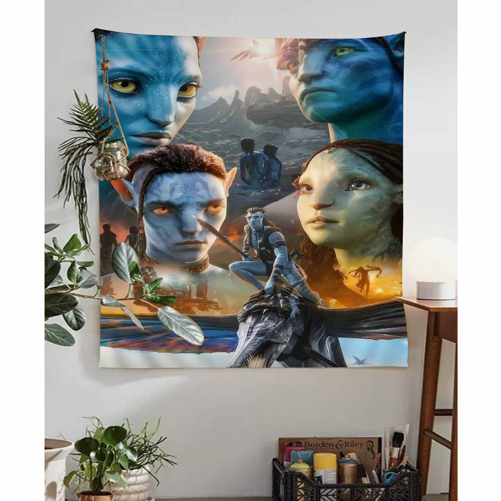 1PC Scifi Movies AAvatar Vintage Colorful Tapestry Wall Hanging Bohemian Wall Tapestries Mandala Wall Art Decor